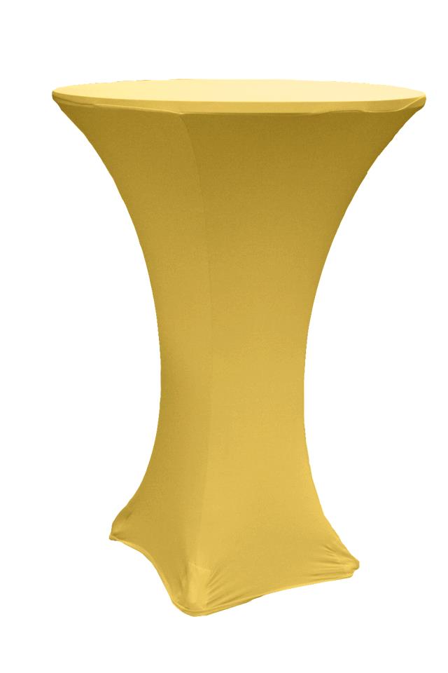 Rental store for LINEN, 30  RND SPANDEX GOLD HI BOY in New Orleans LA