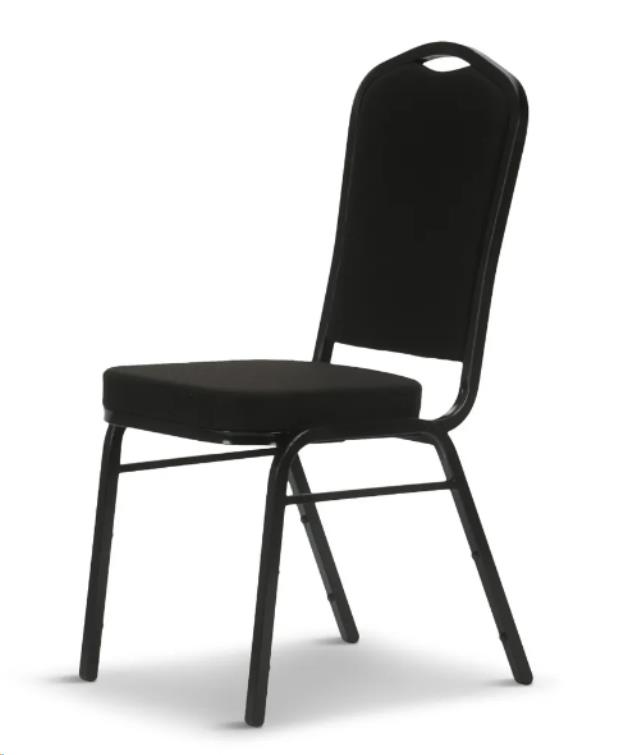 Rental store for CHAIR, BANQUET, BLACK FABRIC, STACKING in New Orleans LA