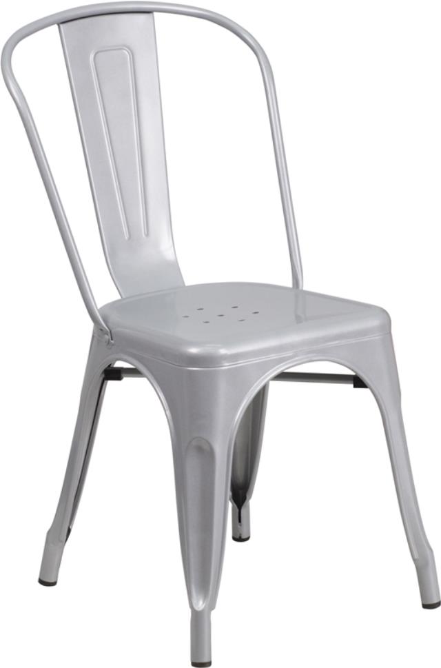 Rental store for CHAIR, BISTRO METAL SILVER in New Orleans LA