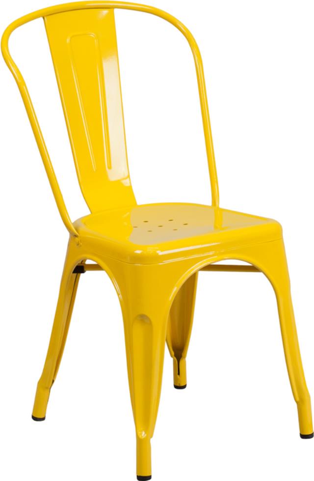 Rental store for CHAIR, BISTRO METAL YELLOW in New Orleans LA