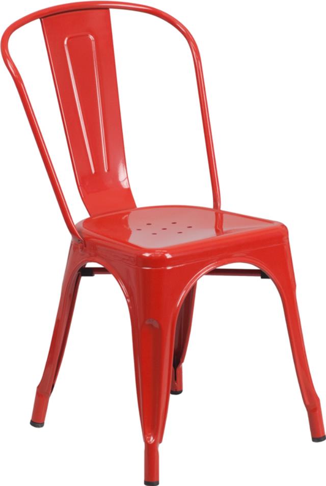 Rental store for CHAIR, BISTRO METAL CHERRY RED in New Orleans LA