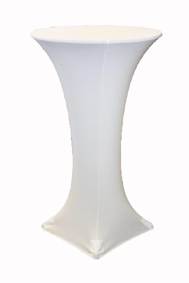 Rental store for LINEN, 30  RND SPANDEX WHITE HI BOY in New Orleans LA