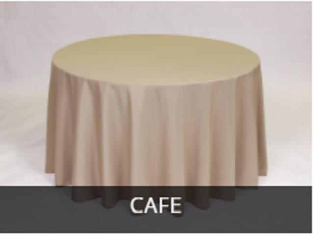 Rental store for CAFE   KHAKI POLYESTER LINEN in New Orleans LA