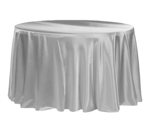 Rental store for SILVER SATIN LINEN in New Orleans LA