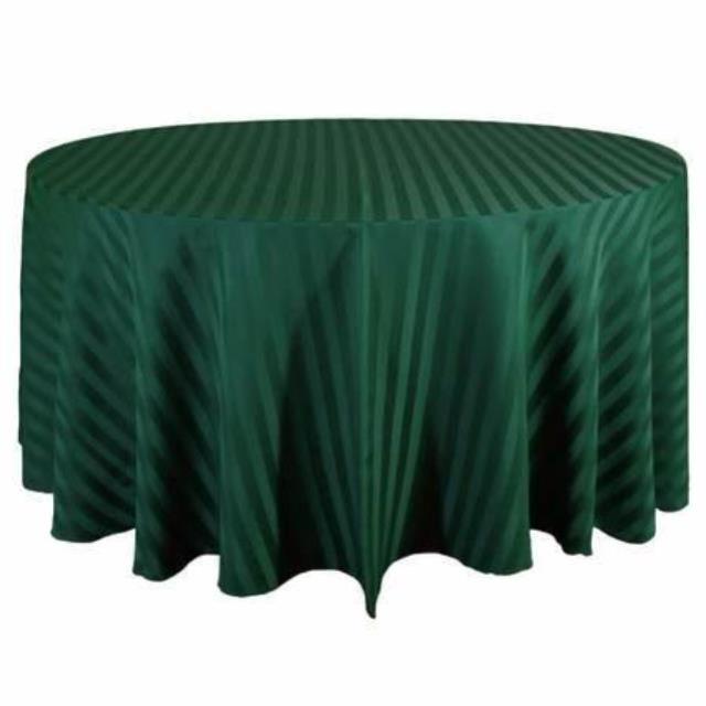 Rental store for HUNTER GREEN IMPERIAL STRIPE LINEN in New Orleans LA