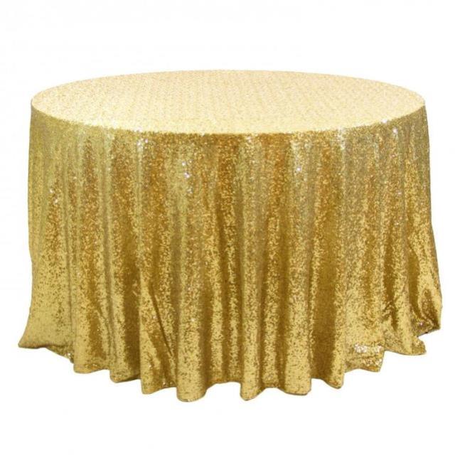 Rental store for GOLD SEQUIN LINEN in New Orleans LA