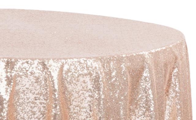 Rental store for BLUSH SEQUIN LINEN in New Orleans LA
