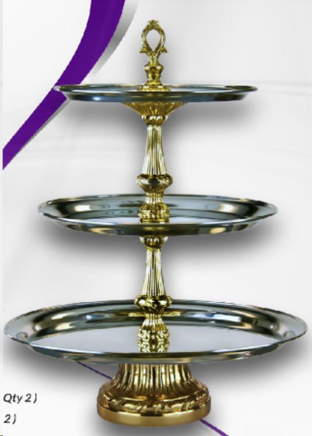 Rental store for TRAY, 3 TIER GOLD AND SILVER 18 in New Orleans LA