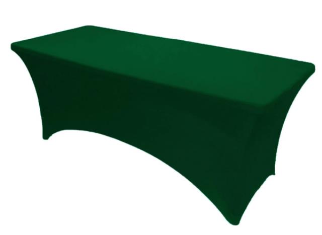 Rental store for LINEN, 8  SPANDEX GREEN RECTANGULAR in New Orleans LA