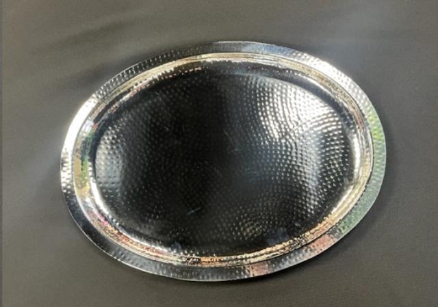 Rental store for HAMMERED TRAY, OVAL STAINLESS 13 X18 in New Orleans LA