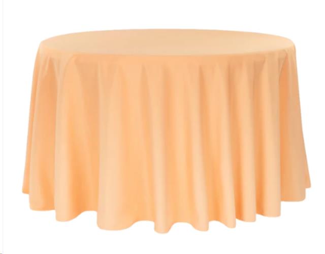 Rental store for PEACH POLYESTER LINEN in New Orleans LA