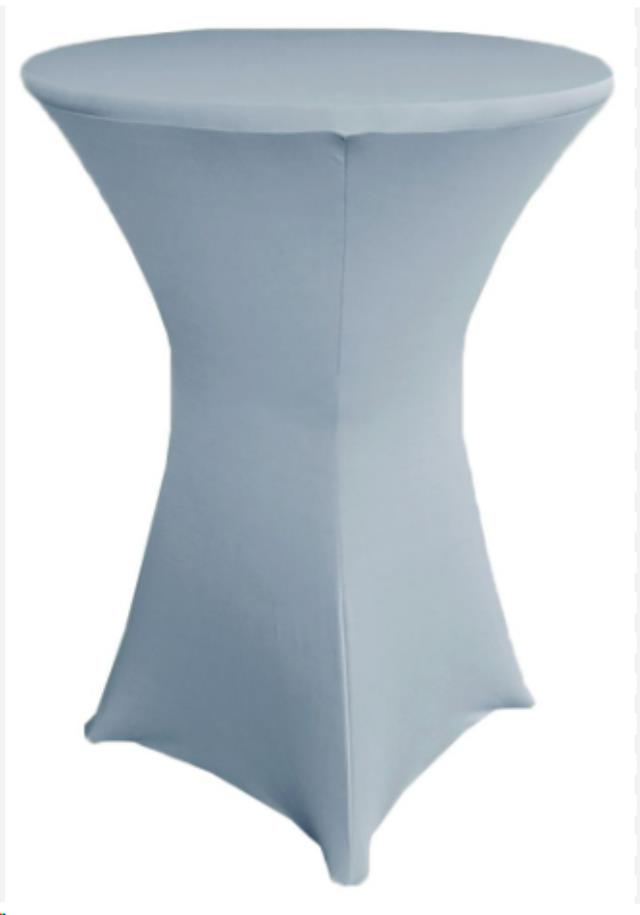 Rental store for LINEN, 30  RND SPANDEX DUSTY BLUE HI BOY in New Orleans LA