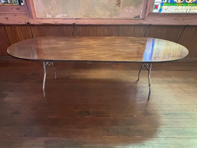 Rental store for TABLE, OVAL WOOD 8  X 48 in New Orleans LA