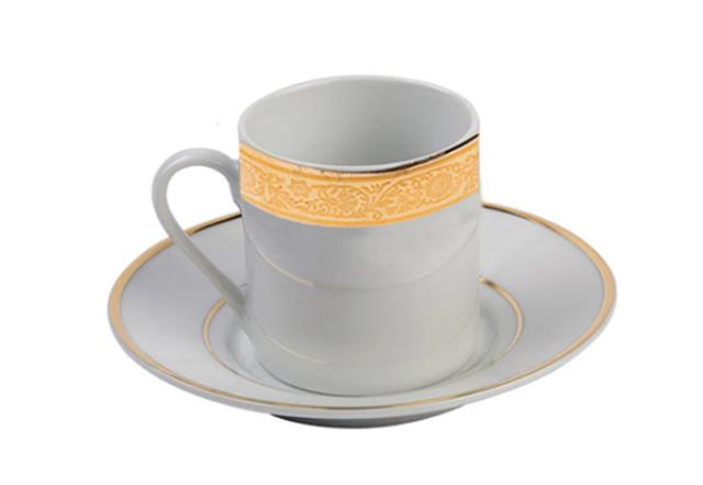 Where to find SAUCER, WHITE W GOLD RIM DEMITASSE in New Orleans